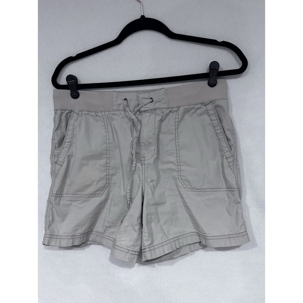 NWT Khakis & Company Classic Women's Size 16 Casual Shorts Sand Drawstring